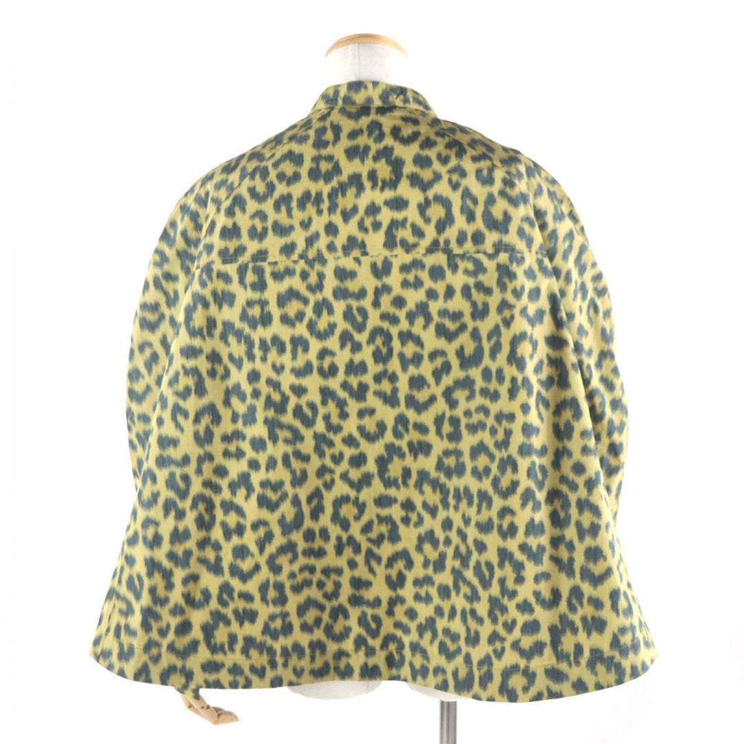 Dior HOMME poncho 243C425A5646 Main: 100% polyester, Sleeve lining: 100% cupra yellow-green mens 46 Used Authentic