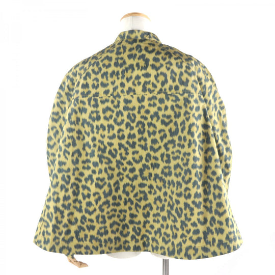 Dior HOMME poncho 243C425A5646 Main: 100% polyester, Sleeve lining: 100% cupra yellow-green mens 46 Used Authentic