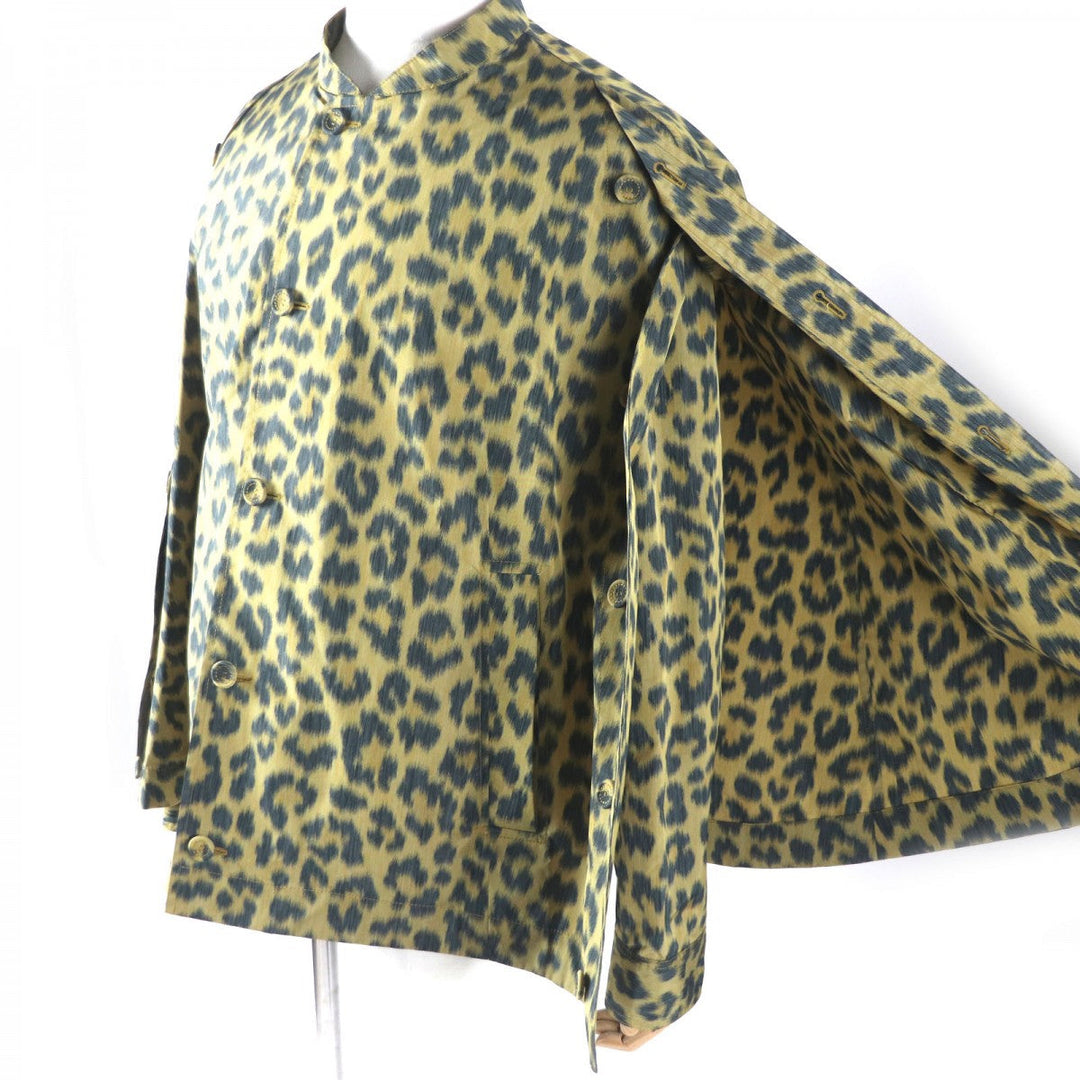 Dior HOMME poncho 243C425A5646 Main: 100% polyester, Sleeve lining: 100% cupra yellow-green mens 46 Used Authentic