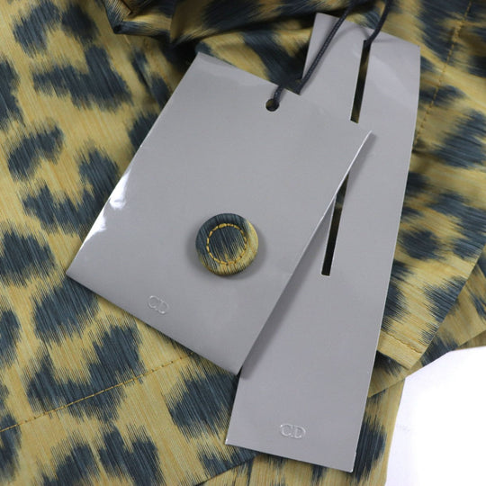 Dior HOMME poncho 243C425A5646 Main: 100% polyester, Sleeve lining: 100% cupra yellow-green mens 46 Used Authentic
