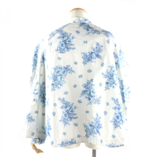Dior HOMME poncho 243C424A5645 Main: 100% polyester, Sleeve lining: 100% cupra Light gray blue mens 44 Used Authentic