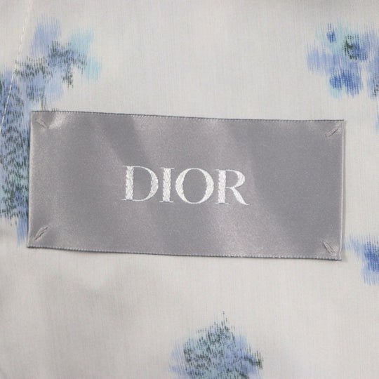Dior HOMME poncho 243C424A5645 Main: 100% polyester, Sleeve lining: 100% cupra Light gray blue mens 44 Used Authentic