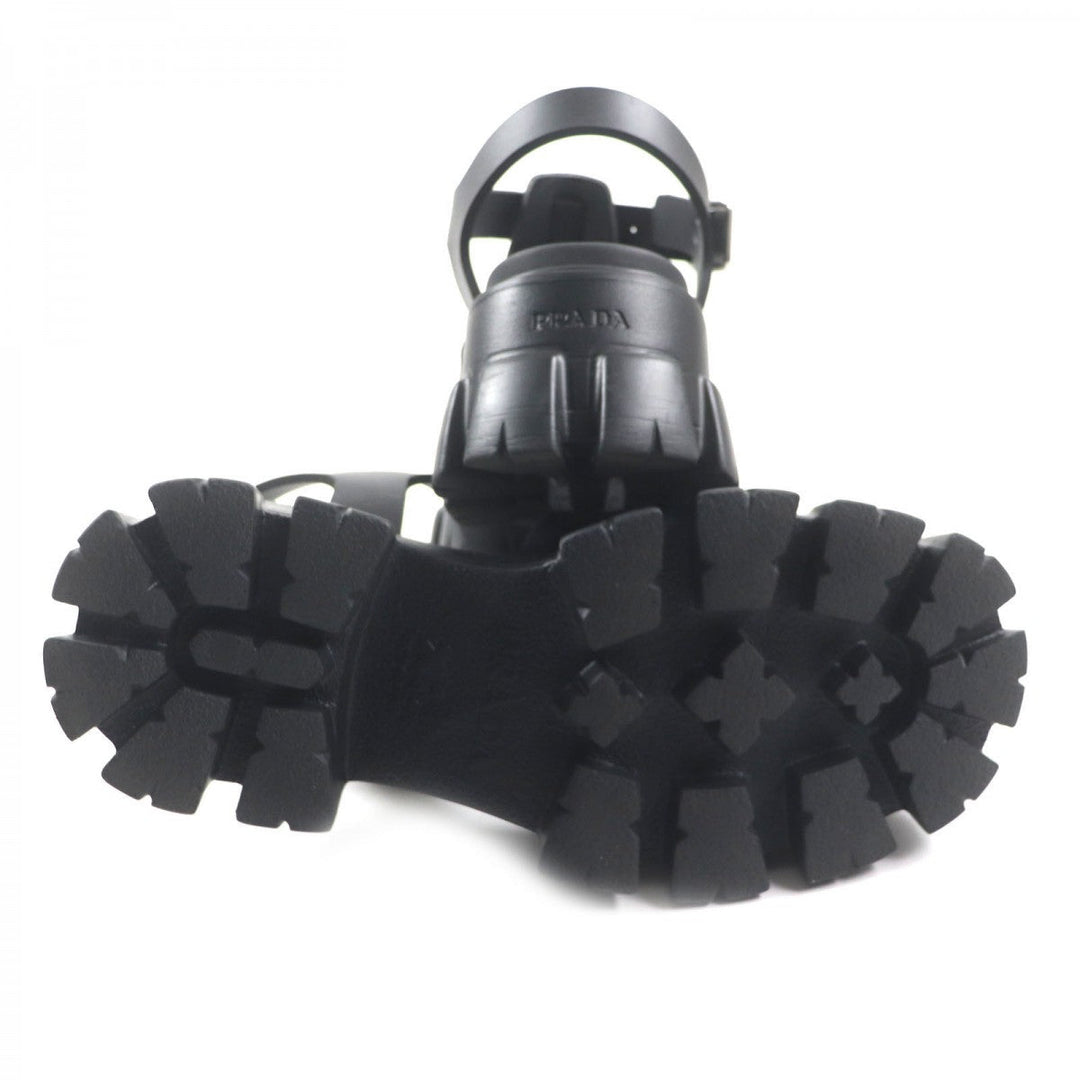 PRADA Sandals rubber black monolith 5