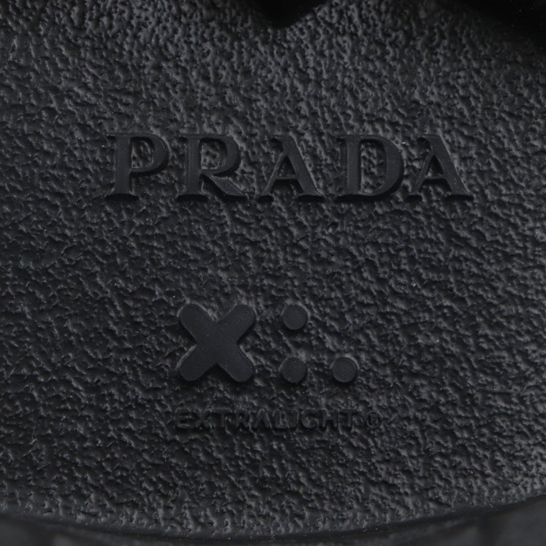 PRADA Sandals rubber black monolith 5