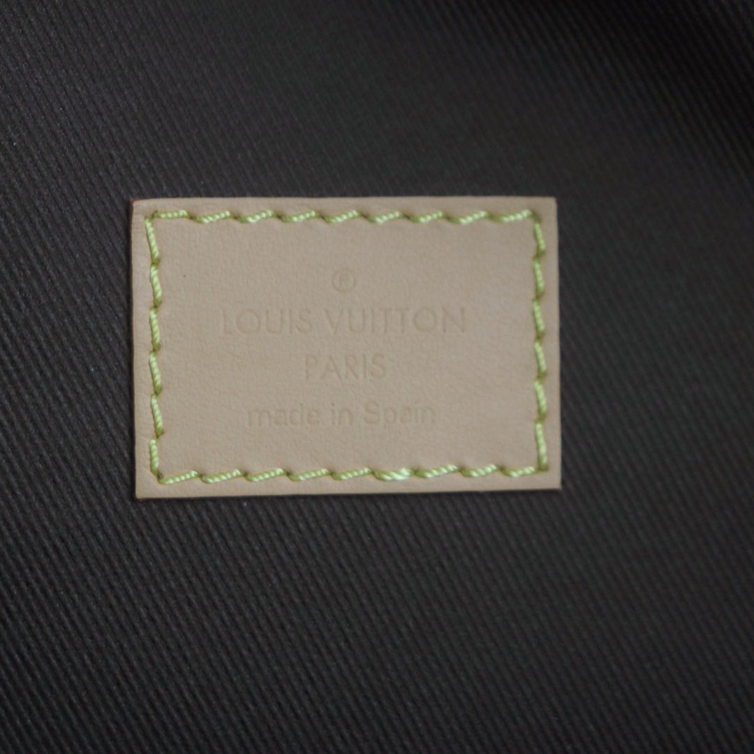 LOUIS VUITTON Sling bag M24858 Main: Monogram Craggy canvas, Part: Leather chocolate Rush Bum Bag mens Used Authentic