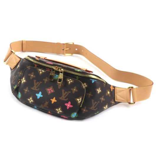 LOUIS VUITTON Sling bag M24858 Main: Monogram Craggy canvas, Part: Leather chocolate Rush Bum Bag mens Used Authentic