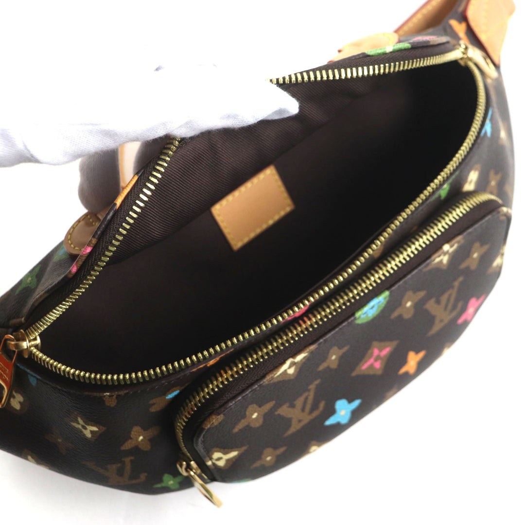 LOUIS VUITTON Sling bag M24858 Main: Monogram Craggy canvas, Part: Leather chocolate Rush Bum Bag mens Used Authentic
