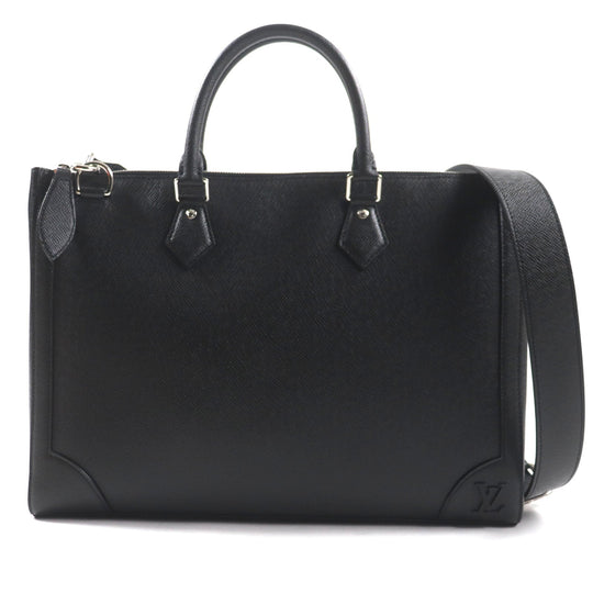 LOUIS VUITTON Briefcase M30810 Taiga black Taiga slim briefcase