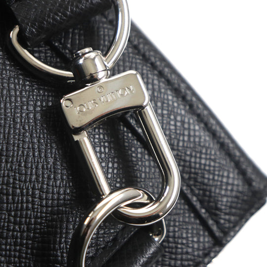LOUIS VUITTON Briefcase M30810 Taiga black Taiga slim briefcase