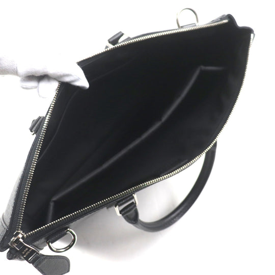 LOUIS VUITTON Briefcase M30810 Taiga black Taiga slim briefcase