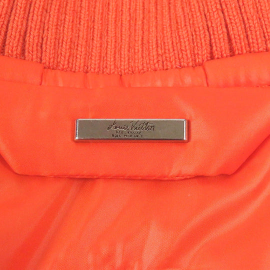 LOUIS VUITTON Blouson Outer: 100% polyester, Lining: 100% cotton, Filling: 100% polyester Orange mens 48 Used Authentic