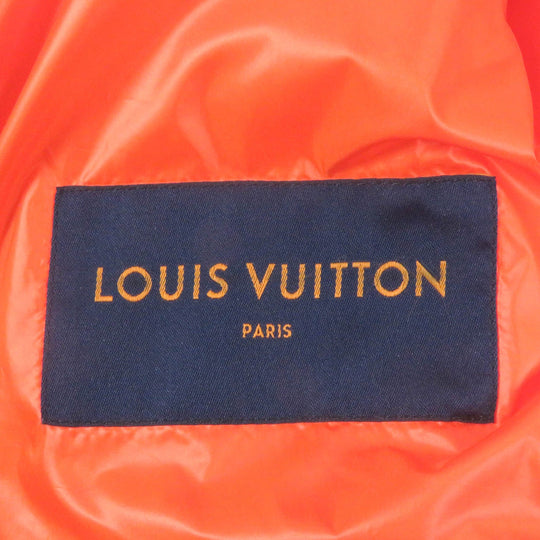 LOUIS VUITTON Blouson Outer: 100% polyester, Lining: 100% cotton, Filling: 100% polyester Orange mens 48 Used Authentic