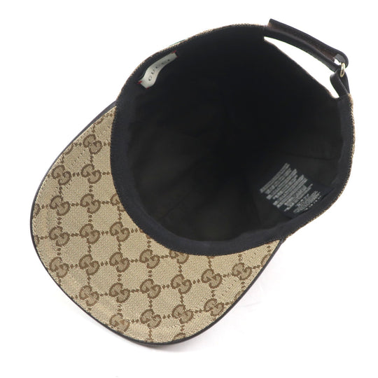 GUCCI cap 200035 Outer material: 68% polyester, Outer material: 16% nylon, Outer material: 16% cotton, Part: 50% cotton, Part: 50% rayon beige mens S Used Authentic