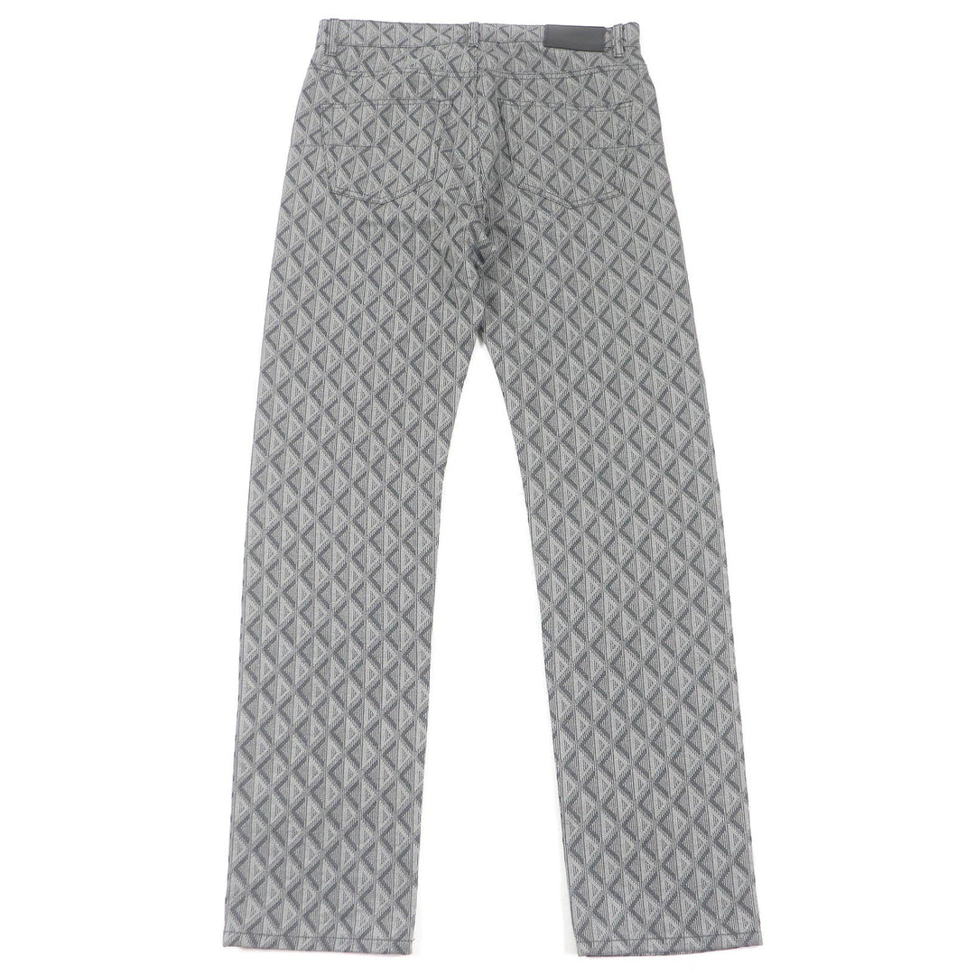 Dior HOMME Denim pants 313D004B329X Main: 100% cotton, Leather: 100% cowhide gray mens 31 Used Authentic