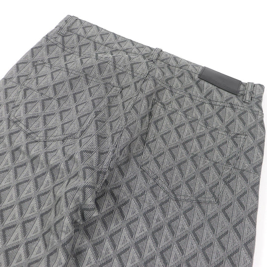 Dior HOMME Denim pants 313D004B329X Main: 100% cotton, Leather: 100% cowhide gray mens 31 Used Authentic