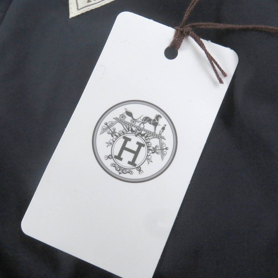 HERMES Chester coat Outer: 90% wool, Outer: 10% cashmere, Lining: 80% nylon, Lining: 20% polyurethane, Filling: 84% polyester Navy mens 48 Used Authentic