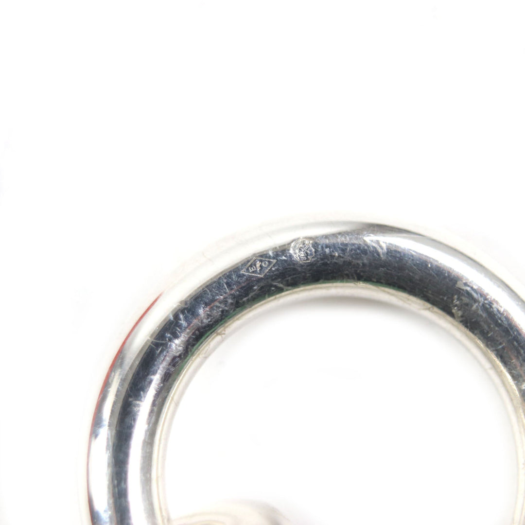 HERMES bracelet H101995B Main�FAG925 Silver Chene DunkleTGM mens Used Authentic