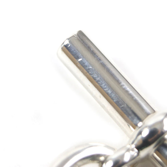 HERMES bracelet H101995B Main�FAG925 Silver Chene DunkleTGM mens Used Authentic