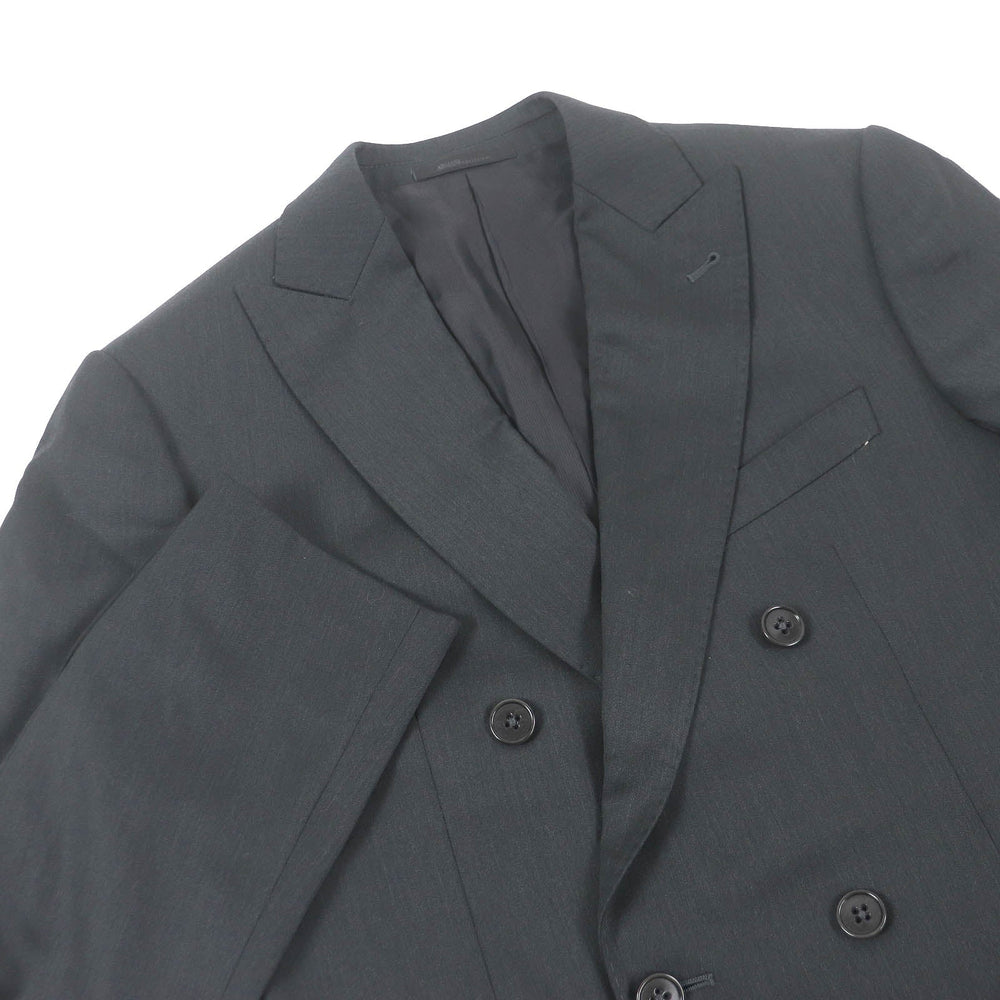 ARMANI COLLEZIONI suit virgin wool Dark gray M LINE mens 46 Used Authentic
