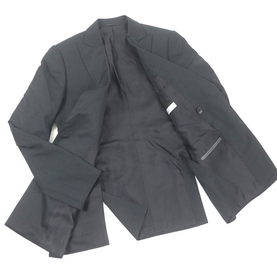 ARMANI COLLEZIONI suit virgin wool Dark gray M LINE mens 46 Used Authentic