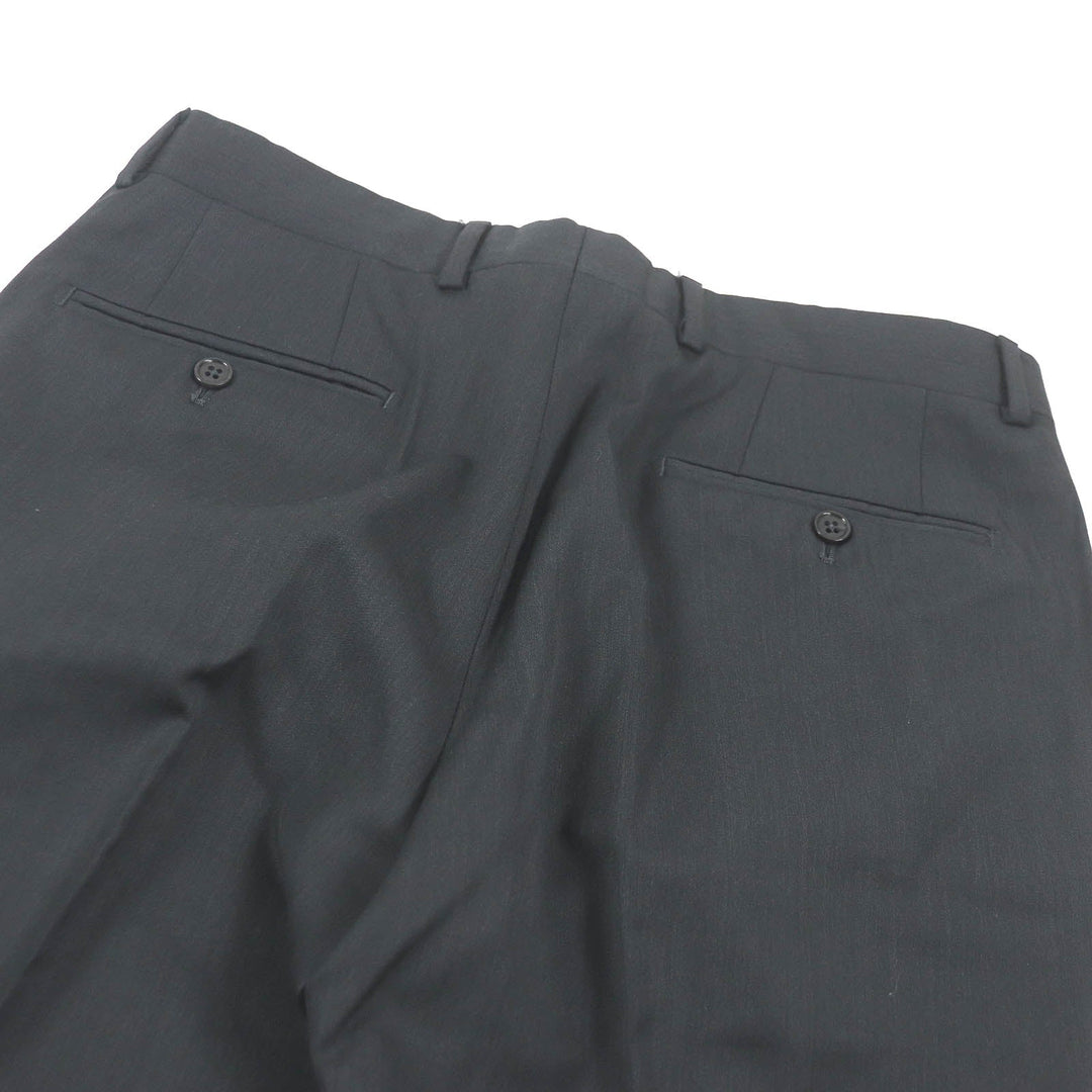 ARMANI COLLEZIONI suit virgin wool Dark gray M LINE mens 46 Used Authentic