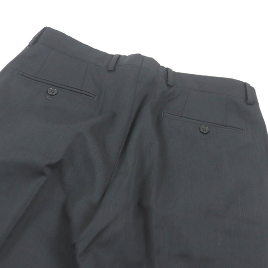 ARMANI COLLEZIONI suit virgin wool Dark gray M LINE mens 46 Used Authentic