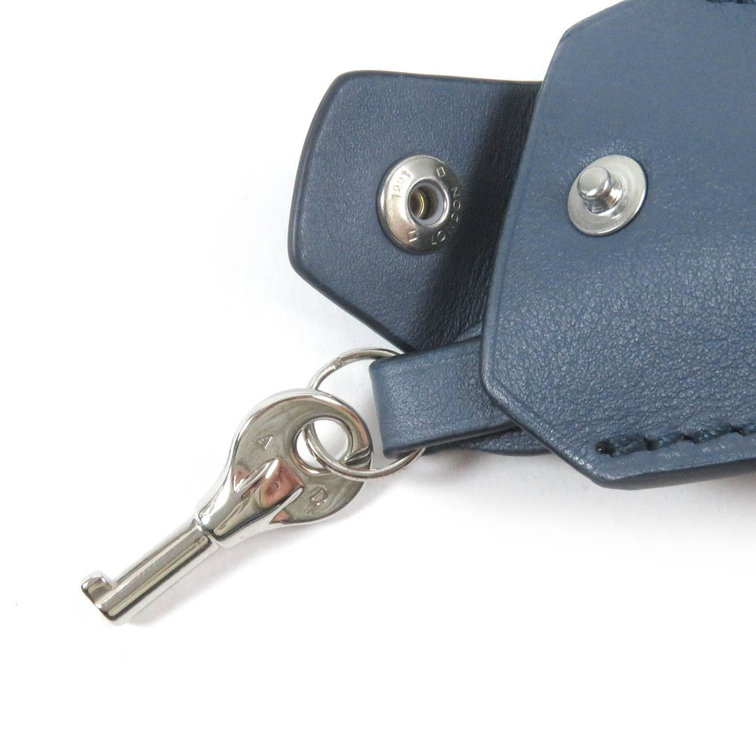 Dunhill Sling bag Main: Leather Light blue Rock Travel Holster mens Used Authentic