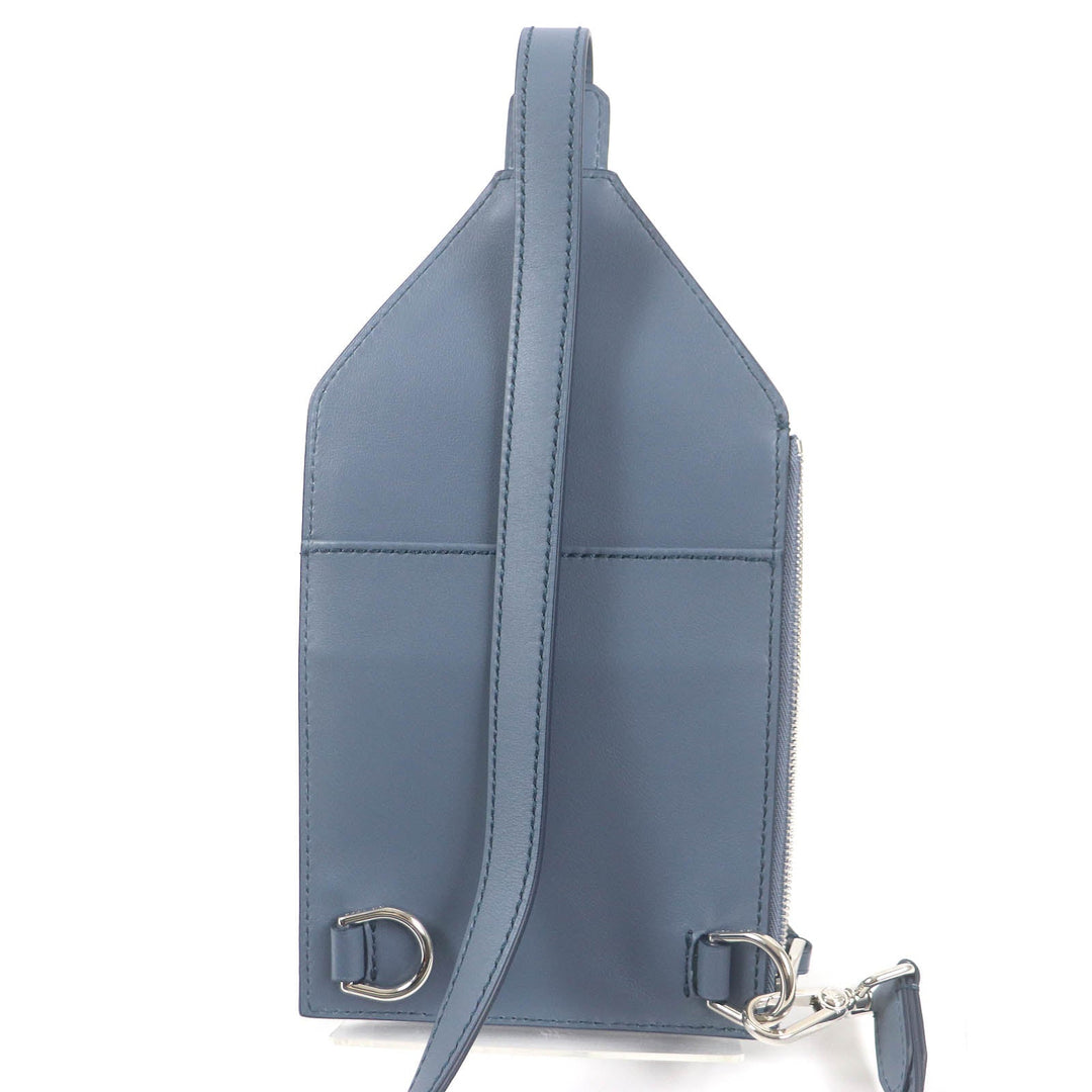 Dunhill Sling bag Main: Leather Light blue Rock Travel Holster mens Used Authentic