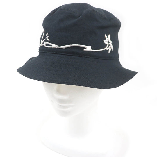 Dior hat 033C906U4511 Main: 100% cotton, Part: 100% rayon Black White mens M Used Authentic