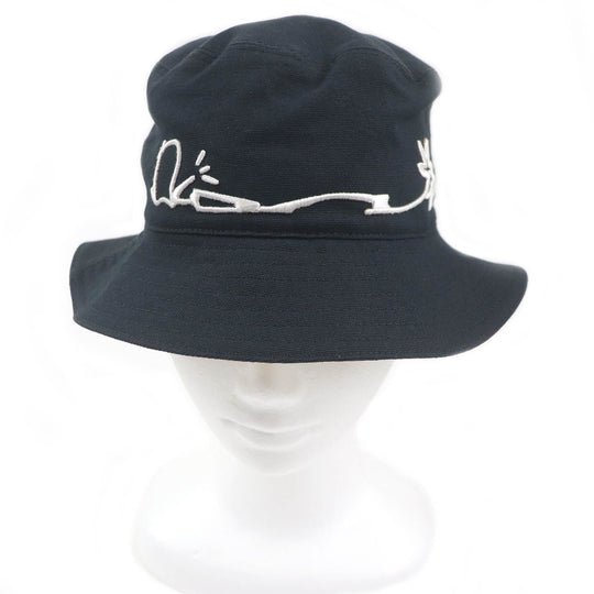 Dior hat 033C906U4511 Main: 100% cotton, Part: 100% rayon Black White mens M Used Authentic