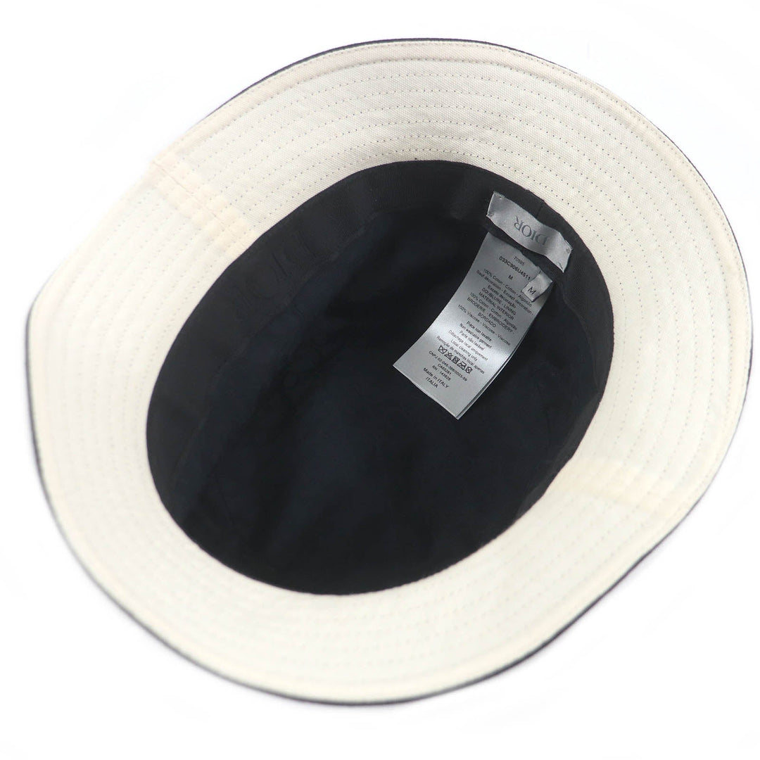 Dior hat 033C906U4511 Main: 100% cotton, Part: 100% rayon Black White mens M Used Authentic