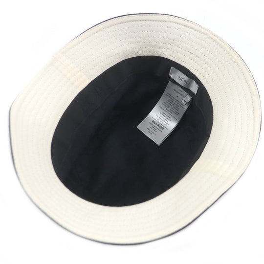 Dior hat 033C906U4511 Main: 100% cotton, Part: 100% rayon Black White mens M Used Authentic