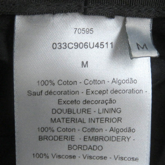 Dior hat 033C906U4511 Main: 100% cotton, Part: 100% rayon Black White mens M Used Authentic