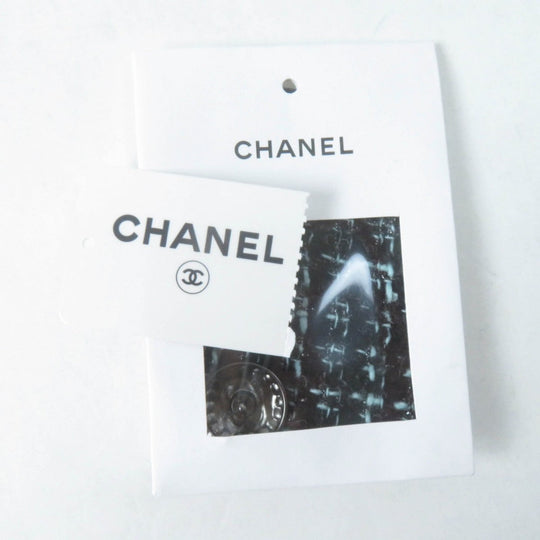 CHANEL tailored jacket 22B P73315 Outer material: 67% cotton, Outer material: 14% polyamide (nylon), Outer material: 13% wool, Outer material: 3% alpaca, Outer material: 3% polyester black turquoise Women 38 Used Authentic