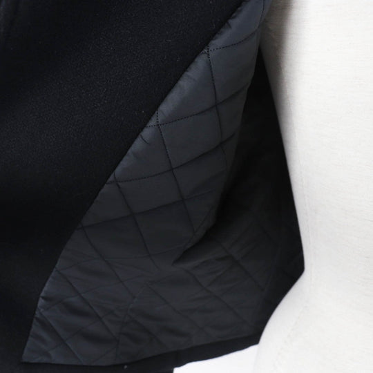 HERMES Jacket 3H0208DW Outer: 100% cashmere, Leather: Sheepskin, Filling: 55% cashmere, Filling: 45% polyester, Lining: 100% polyester black Women 34 Used Authentic