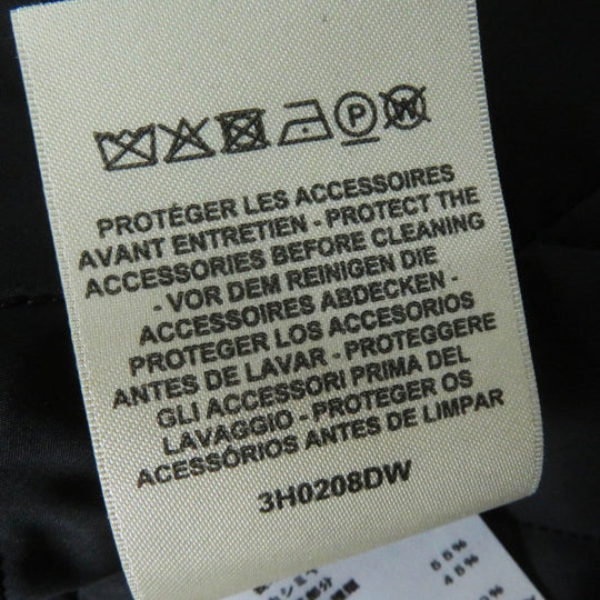 HERMES Jacket 3H0208DW Outer: 100% cashmere, Leather: Sheepskin, Filling: 55% cashmere, Filling: 45% polyester, Lining: 100% polyester black Women 34 Used Authentic