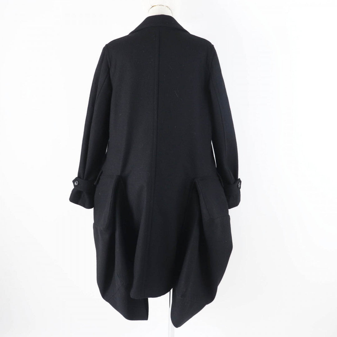 COMME des GARCONS coat GL-C002 Outer: 90% wool, Outer: 10% nylon, Lining: 100% polyester, Filling: 100% polyester black Women M Used Authentic