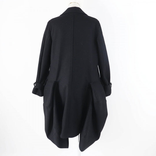 COMME des GARCONS coat GL-C002 Outer: 90% wool, Outer: 10% nylon, Lining: 100% polyester, Filling: 100% polyester black Women M Used Authentic