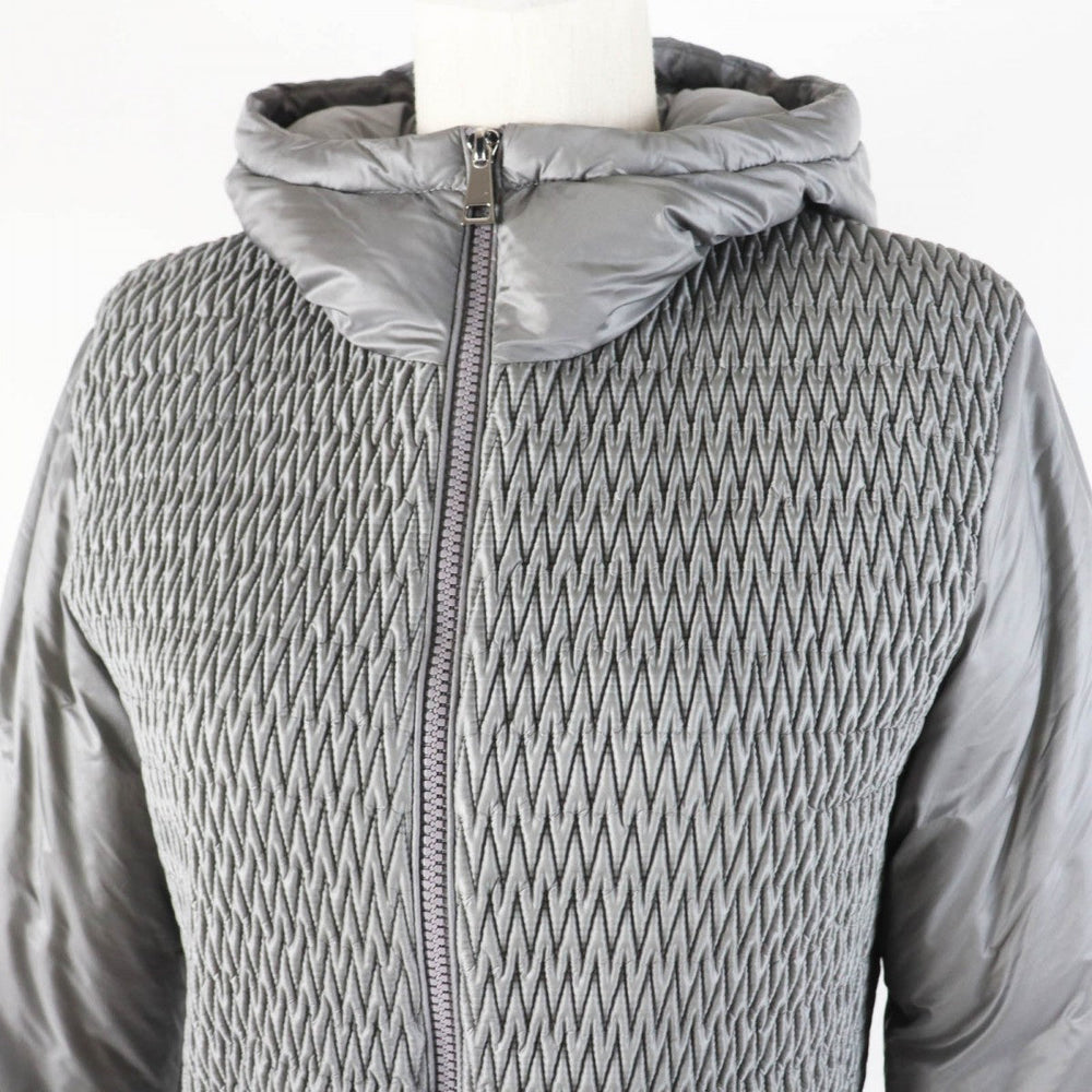 MONCLER Down jacket Outer: 100% nylon, Outer: 100% nylon, Filling: 90% down, Filling: 10% feather, Filling: 100% polyester gray CESTREDE Women 00 Used Authentic