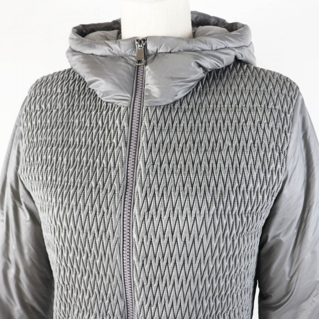 MONCLER Down jacket Outer: 100% nylon, Outer: 100% nylon, Filling: 90% down, Filling: 10% feather, Filling: 100% polyester gray CESTREDE Women 00 Used Authentic