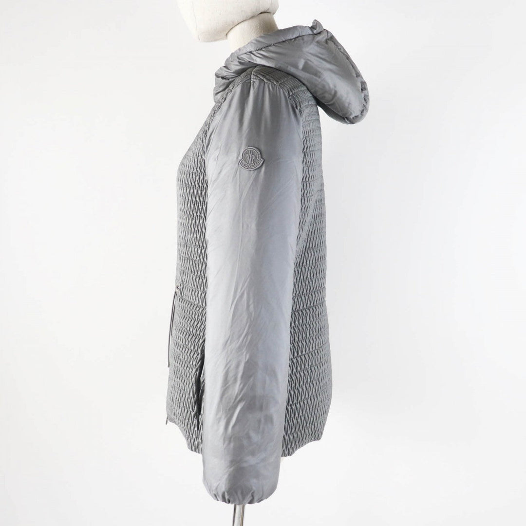 MONCLER Down jacket Outer: 100% nylon, Outer: 100% nylon, Filling: 90% down, Filling: 10% feather, Filling: 100% polyester gray CESTREDE Women 00 Used Authentic