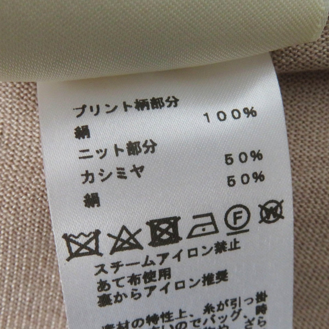 HERMES cardigan Outer: 100% silk, part: 50% cashmere, part: 50% silk Multi Clic Clac a Pois Women 38 Used Authentic