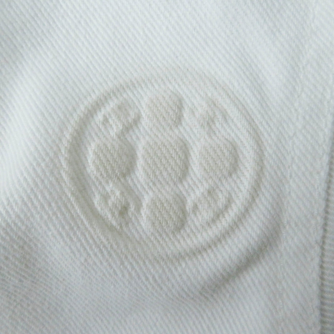 CHANEL Denim Jacket P70204 Main: 100% cotton white Women 36 Used Authentic