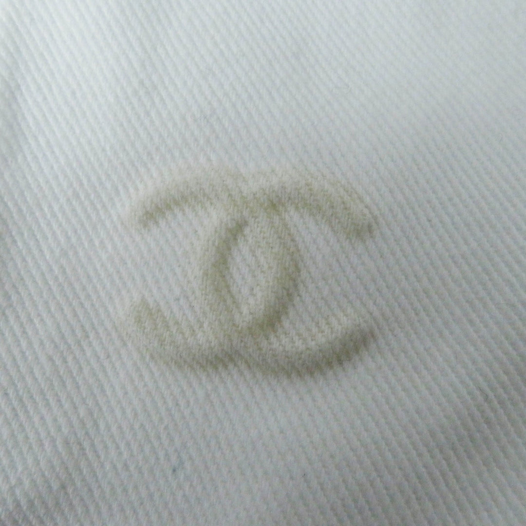CHANEL Denim Jacket P70204 Main: 100% cotton white Women 36 Used Authentic