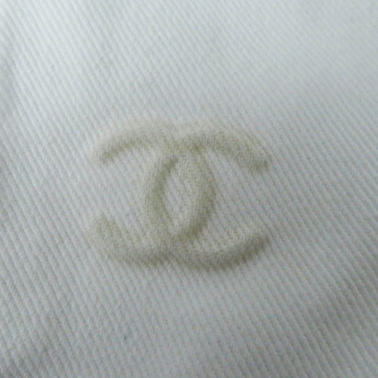 CHANEL Denim Jacket P70204 Main: 100% cotton white Women 36 Used Authentic