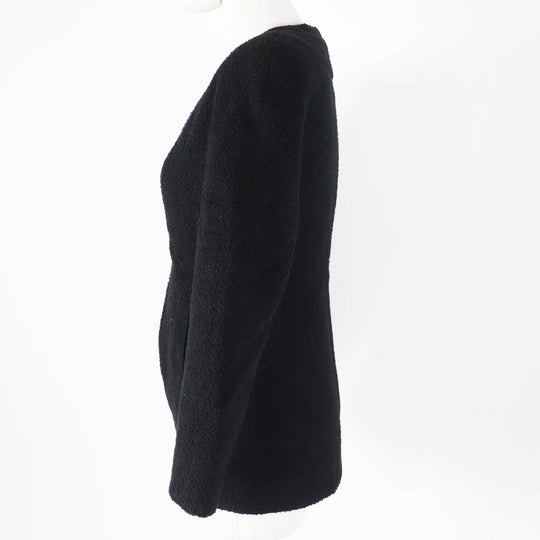 CHANEL No color jacket 19A P61936 Main: 80% wool, Main: 12% silk, Main: 8% polyamide (nylon), Lining: 100% silk, Part: 100% silk black Women 34 Used Authentic