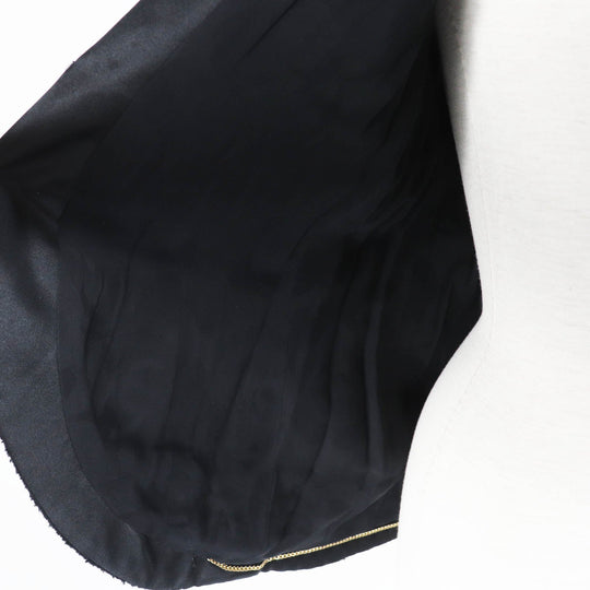 CHANEL No color jacket 19A P61936 Main: 80% wool, Main: 12% silk, Main: 8% polyamide (nylon), Lining: 100% silk, Part: 100% silk black Women 34 Used Authentic