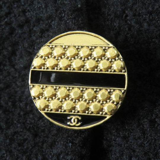 CHANEL No color jacket 19A P61936 Main: 80% wool, Main: 12% silk, Main: 8% polyamide (nylon), Lining: 100% silk, Part: 100% silk black Women 34 Used Authentic