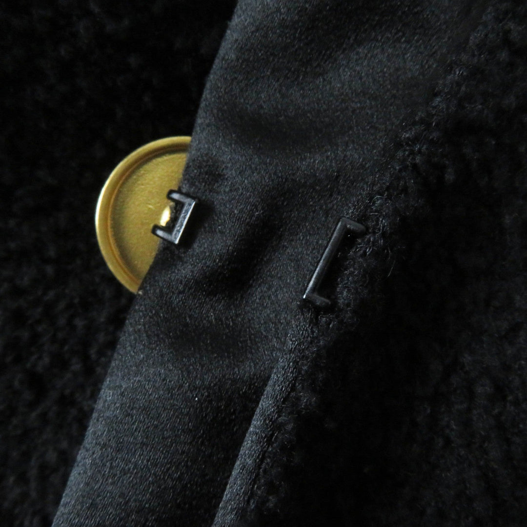 CHANEL No color jacket 19A P61936 Main: 80% wool, Main: 12% silk, Main: 8% polyamide (nylon), Lining: 100% silk, Part: 100% silk black Women 34 Used Authentic