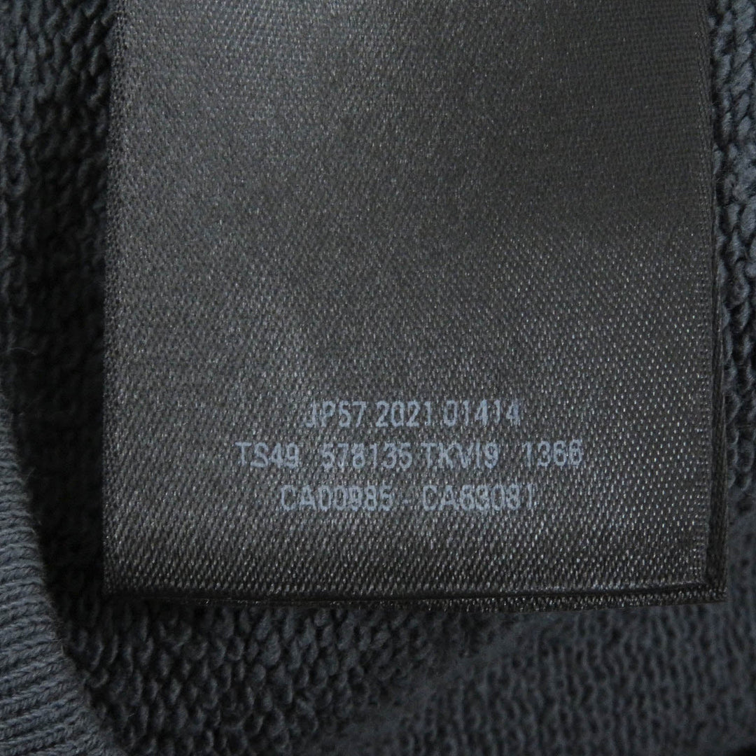 BALENCIAGA Hoodie 578135 Main: 100% cotton, Part: 100% polyester gray mens S Used Authentic